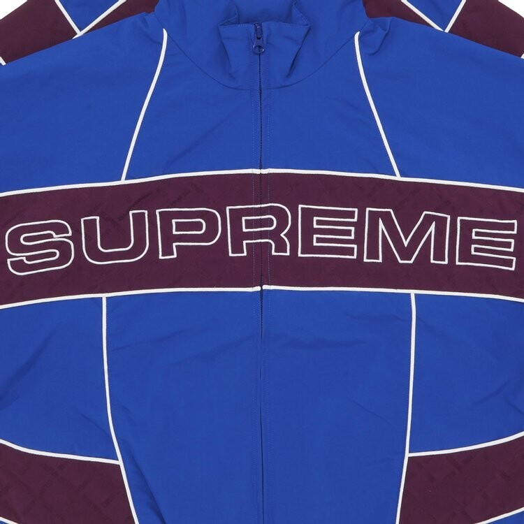 Куртка Supreme Jacquard Panel Track Jacket 'Royal', синий – купить