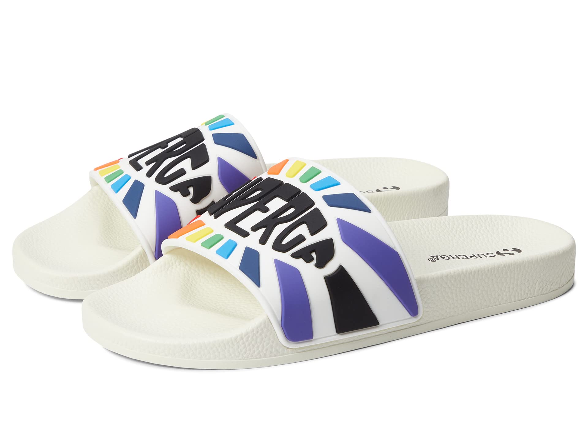 Пляжные сандали Superga, 1908 Slide Multicolor Logo пляжные сандали lacoste kids l 30 slide 0922 1 cuc