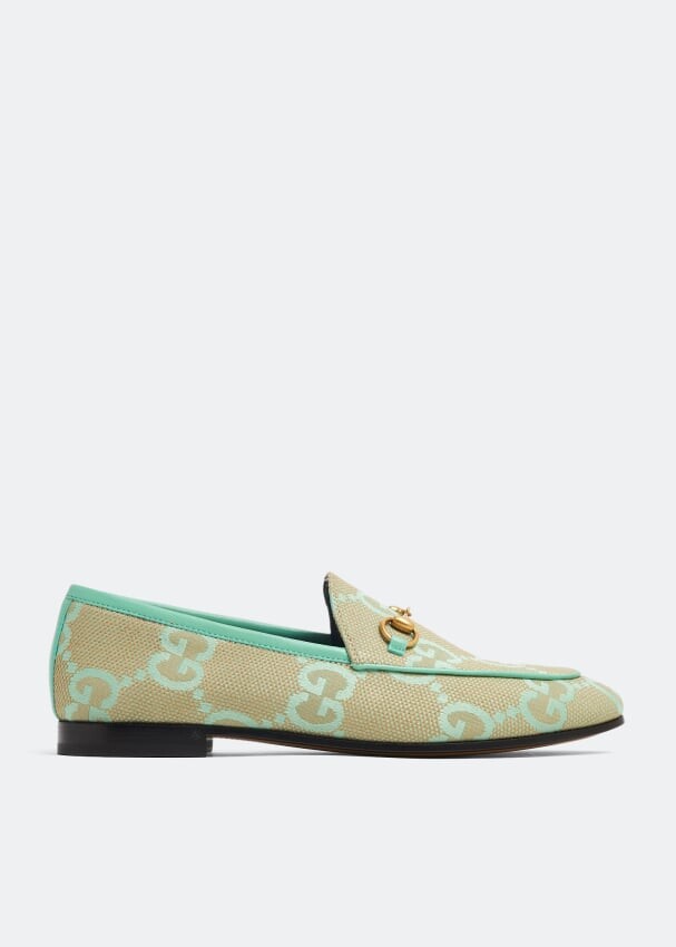

Лоферы GUCCI GG Jordaan loafers, зеленый