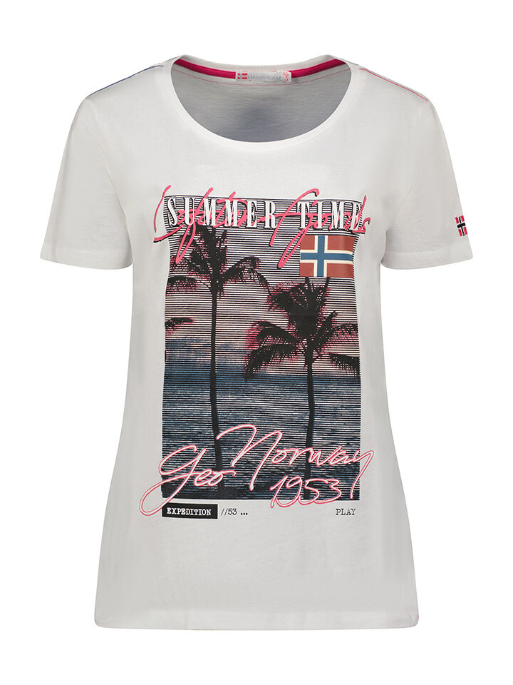 

Футболка Geographical Norway Jorgina, белый