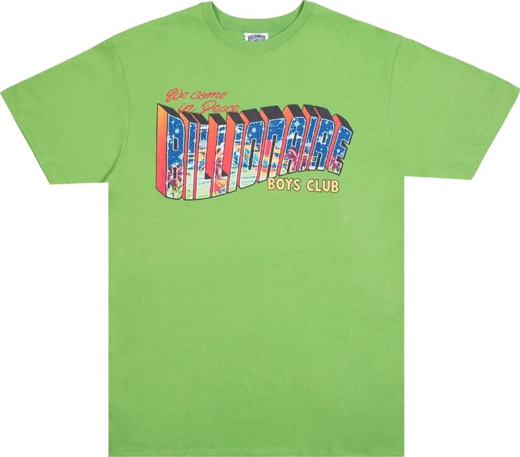 Футболка Billionaire Boys Club Greetings Tee 'Green', зеленый - фото