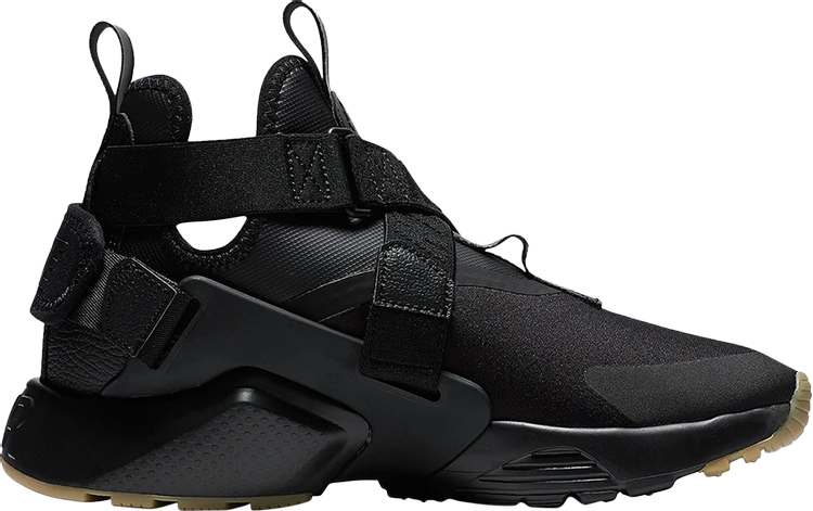 Nike huarache on sale city high black