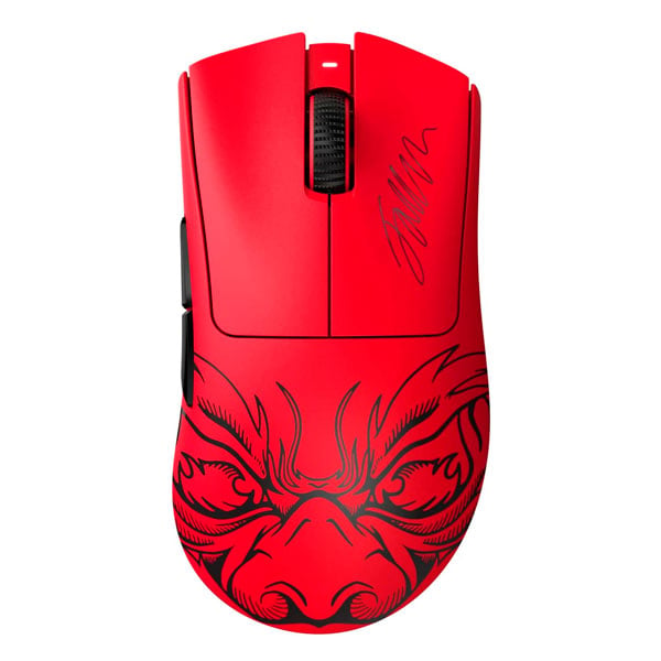 Беспроводная игровая мышь Razer DeathAdder V3 Pro, 30K DPI, красный - фото