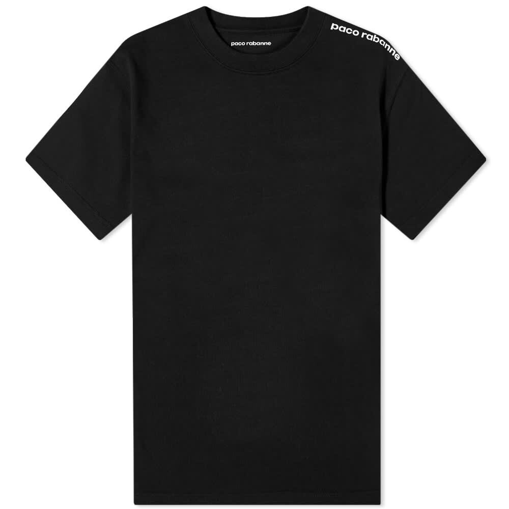 

Футболка Paco Rabanne Shoulder Logo Tee, Черный