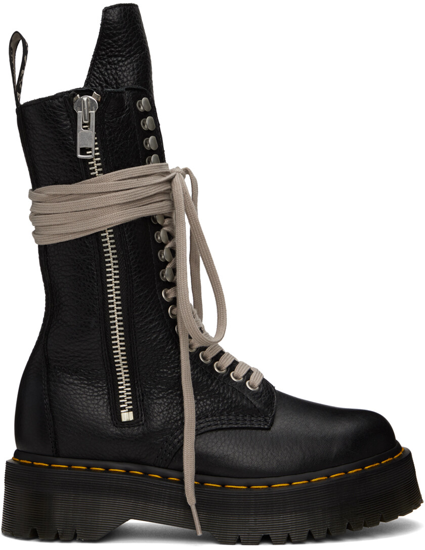 

Черные ботинки Dr. Marten's Edition Rick Owens