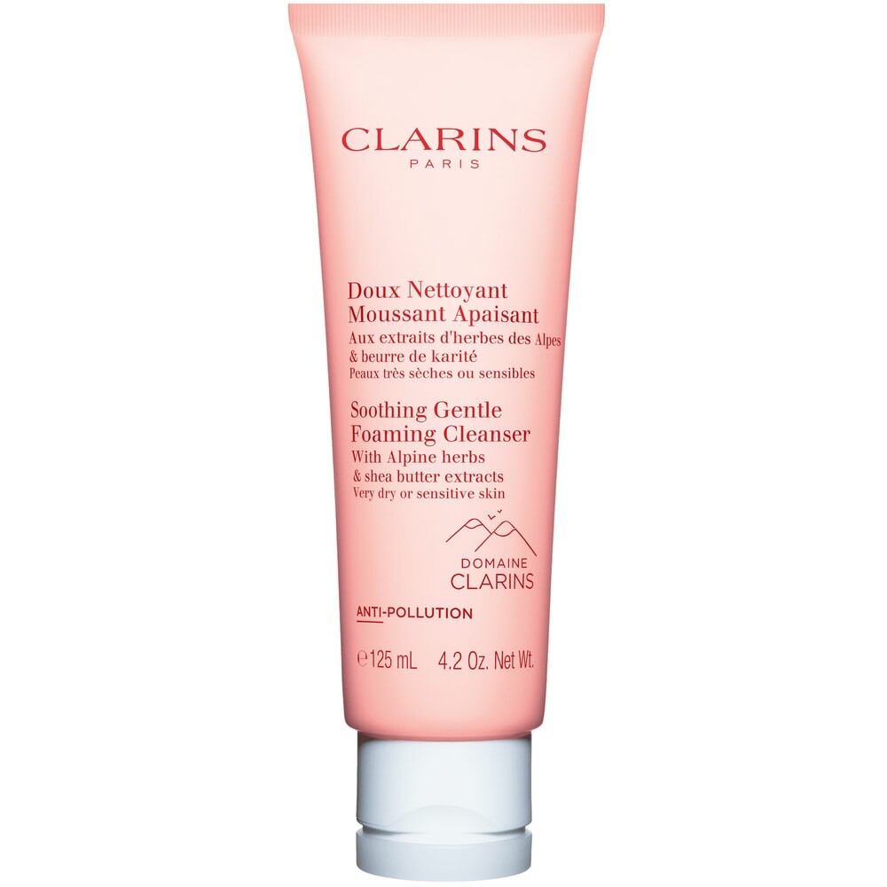 

Clarins Soothing Gentle Foaming Cleanser нежная успокаивающая пенка для умывания лица 125мл