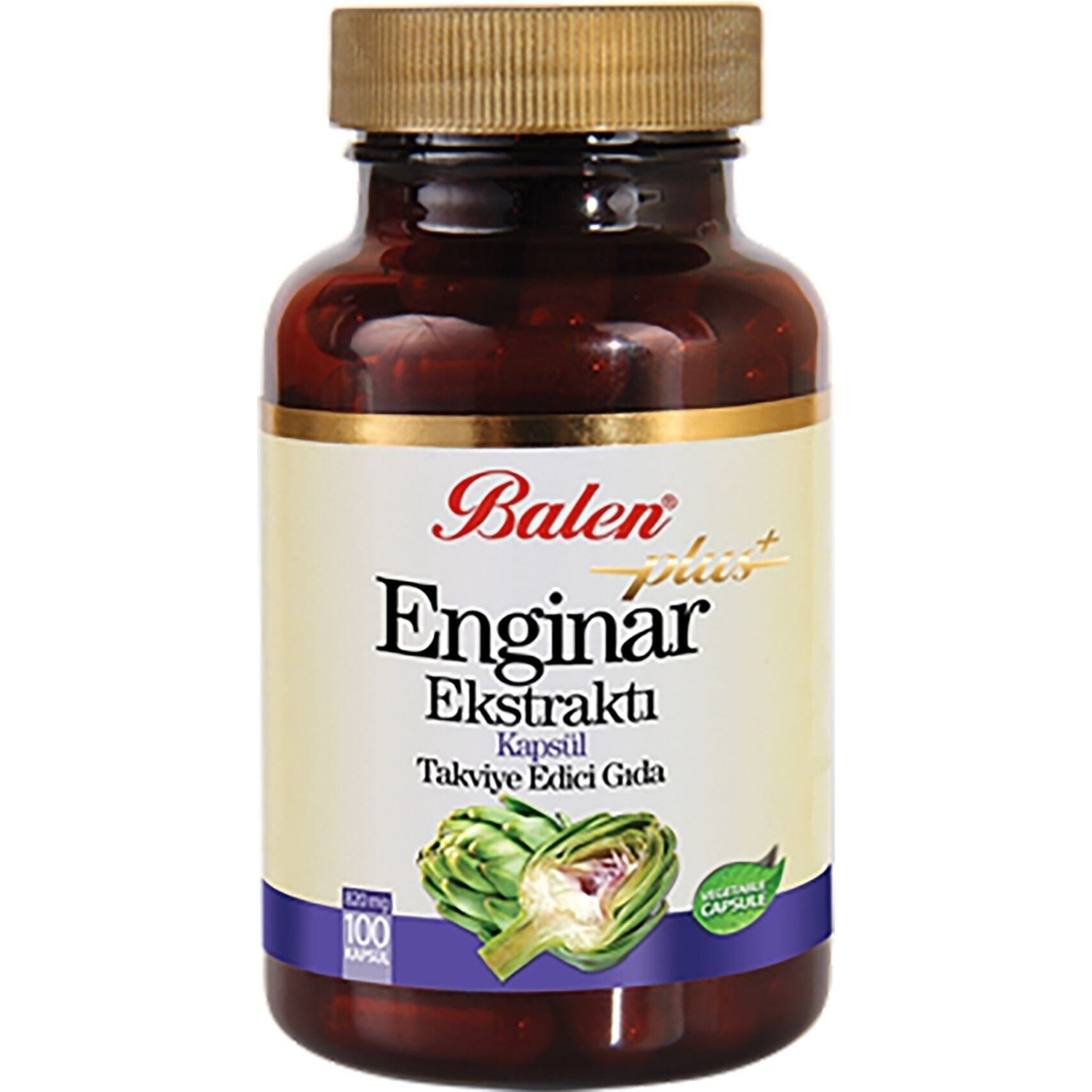 Экстракт артишока Balen Artichoke Plus Extract Capsule, 100 капсул, 820 мг solaray экстракт из листьев артишока 300 мг 60 растительных капсул