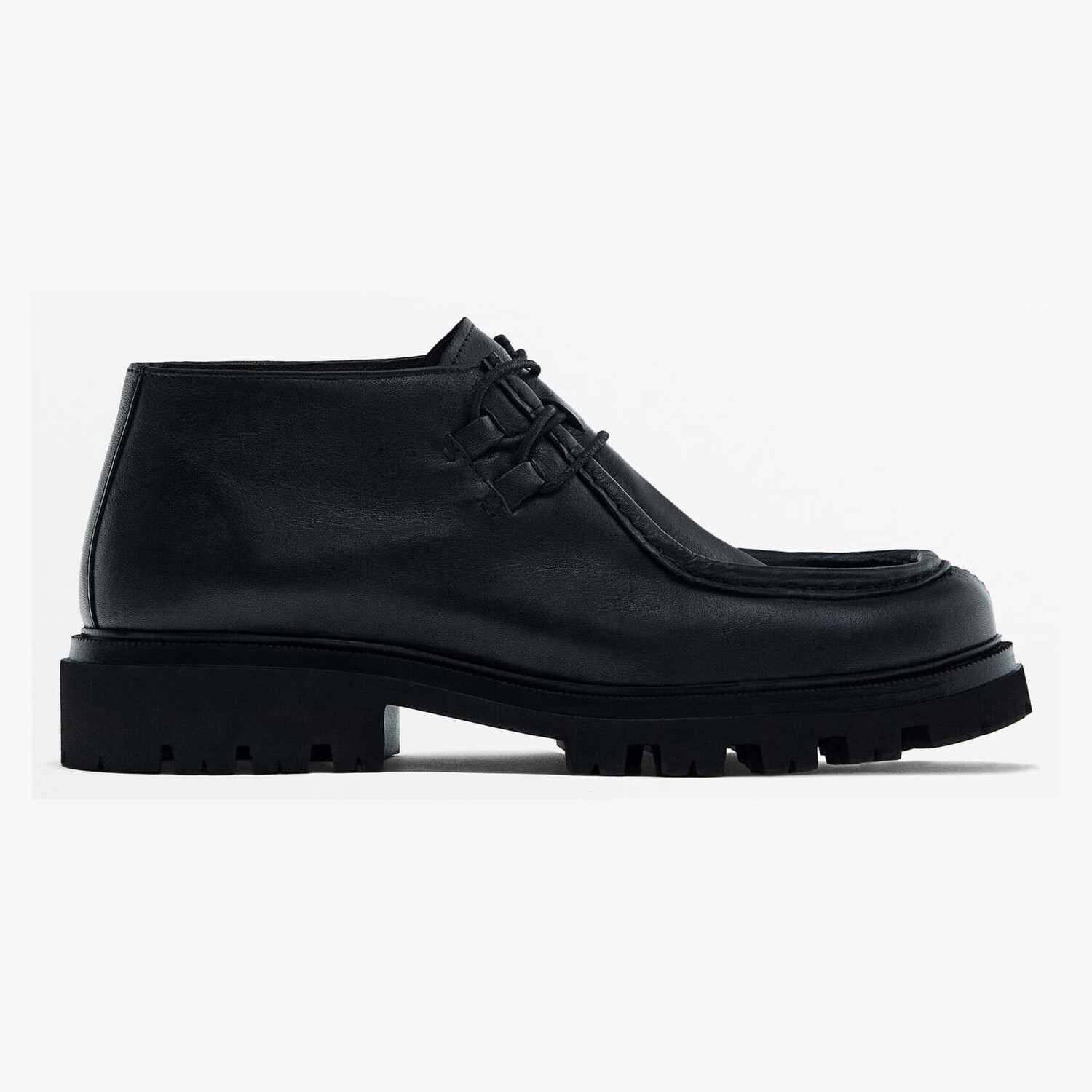 

Туфли Massimo Dutti Moc Toe, черный