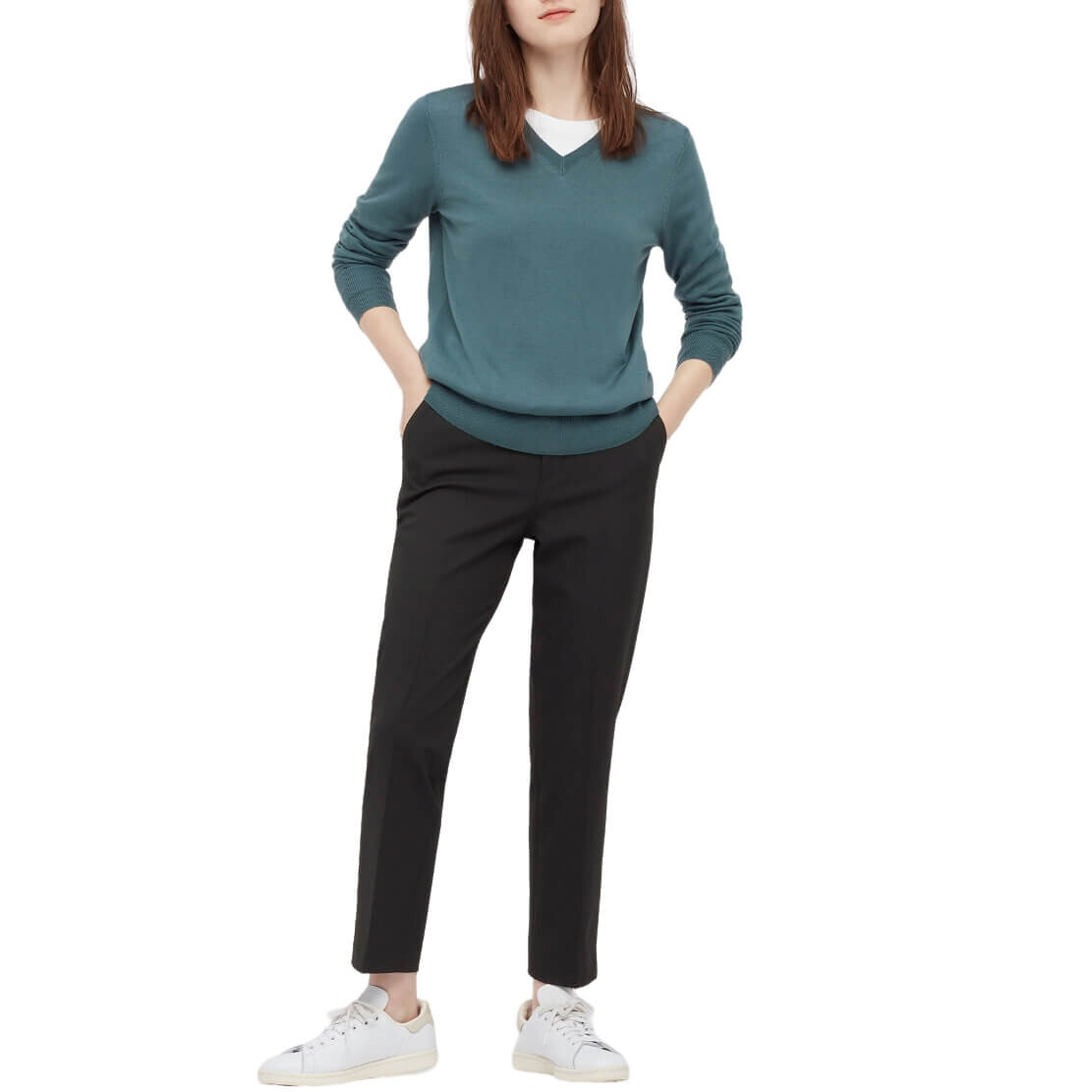 

Брюки Uniqlo Smart Comfort Ankle Length, черный