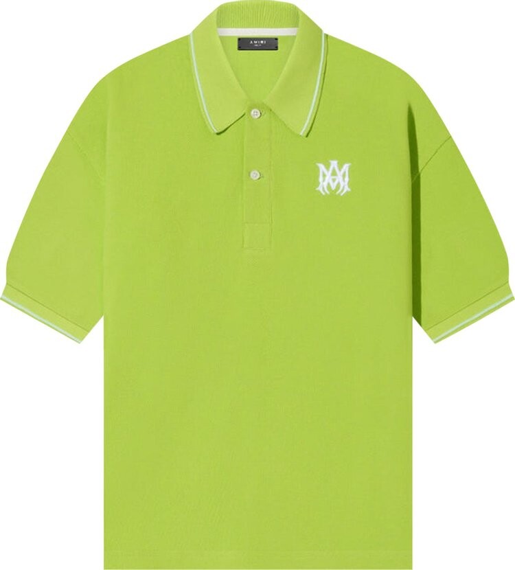 

Футболка Amiri Solid Short-Sleeve Polo 'Lime', зеленый