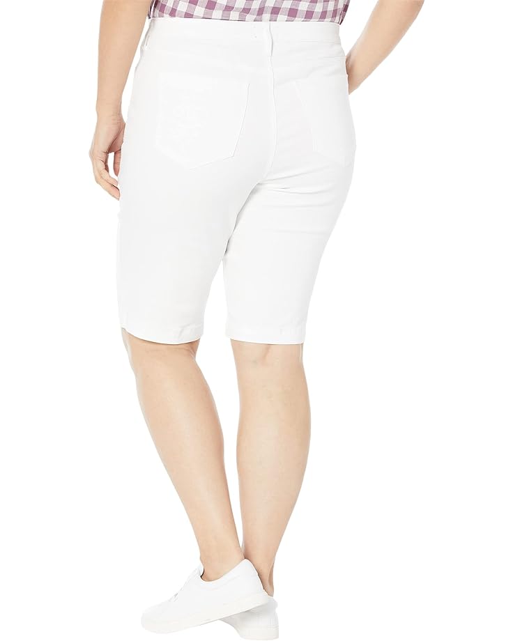 цена Шорты Nydj Plus Size Tailored Bermuda Shorts in Optic White, цвет Optic White