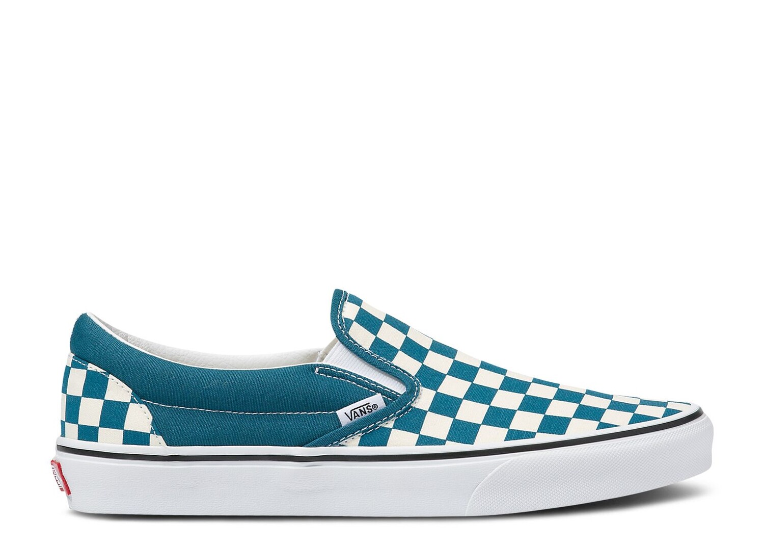 

Кроссовки Vans Classic Slip-On 'Checkerboard - Blue Coral', синий