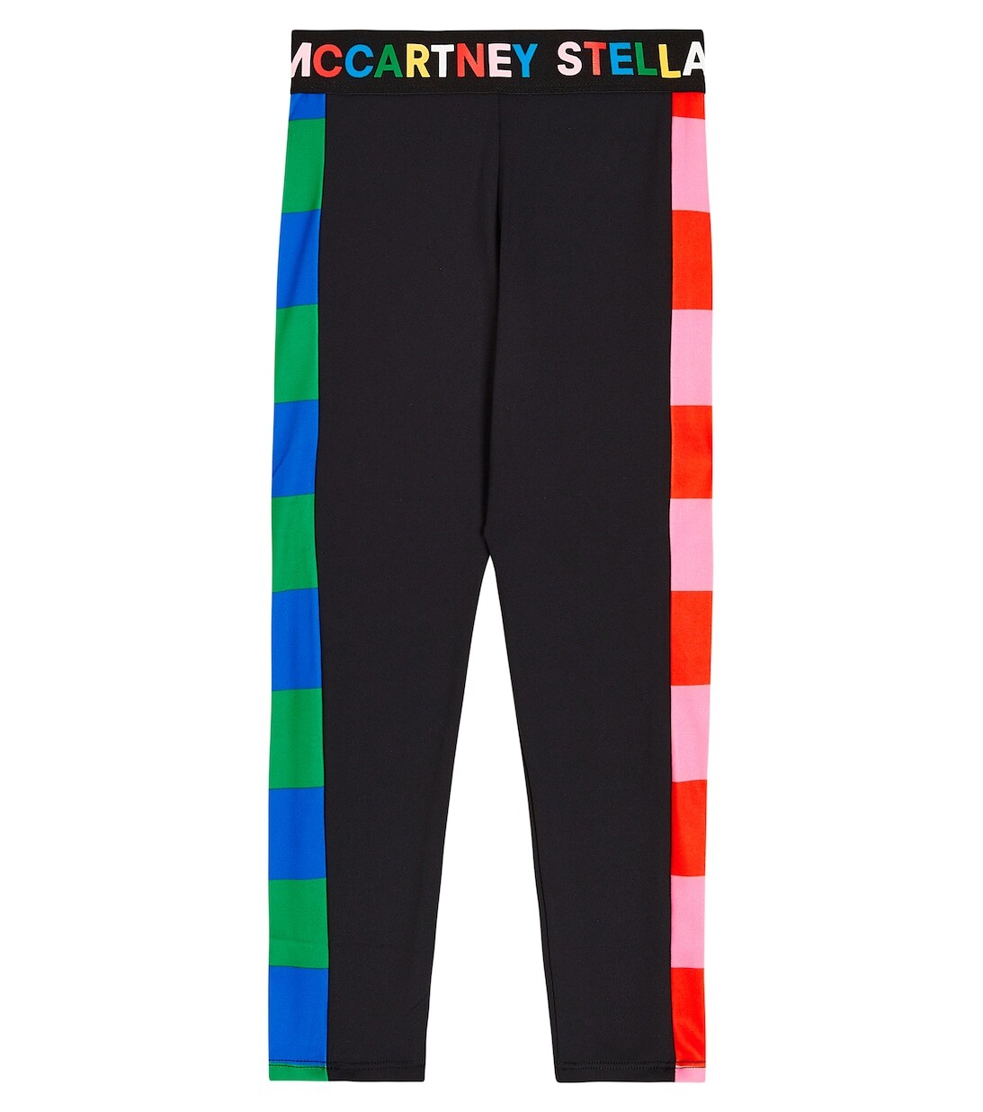 

Леггинсы из джерси в полоску с логотипом Stella McCartney Kids, разноцветный