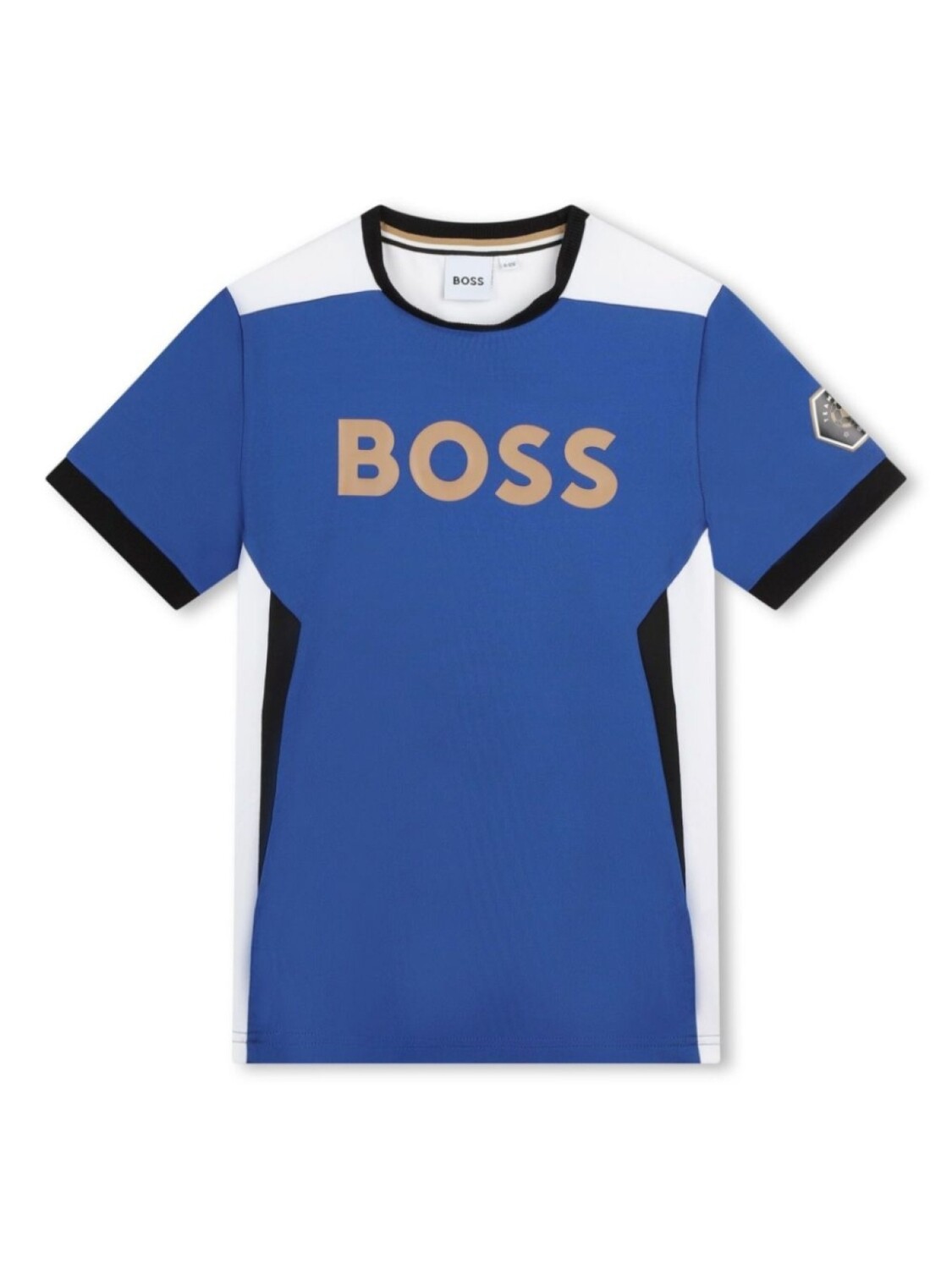 

BOSS Kidswear футболка с логотипом, синий