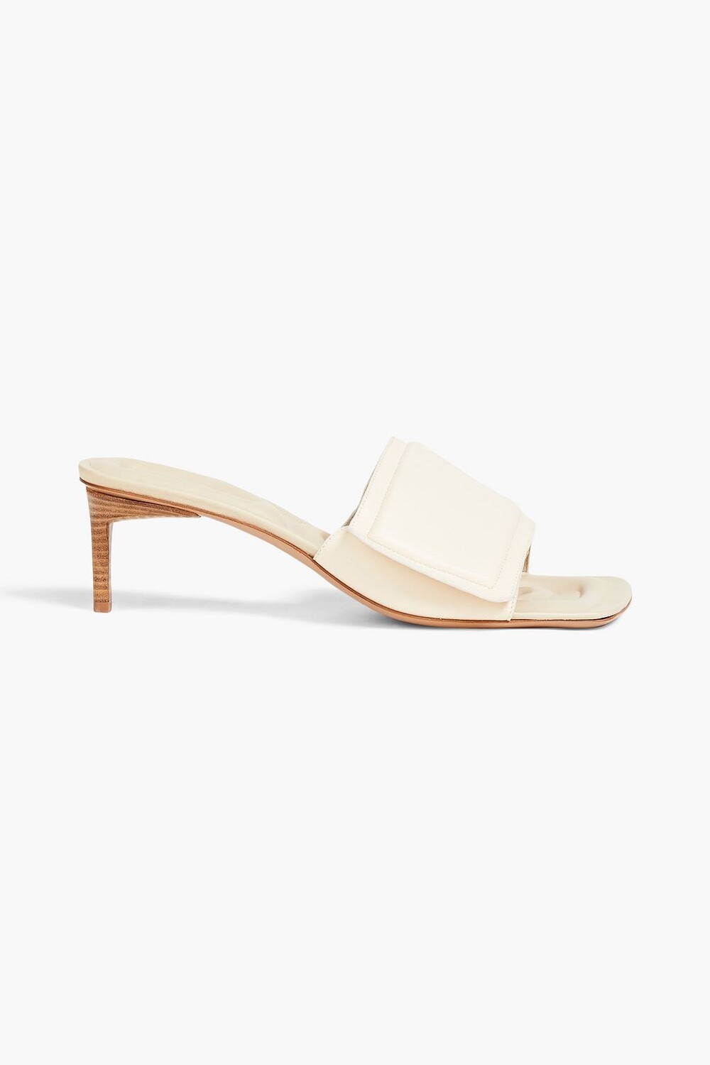 

Кожаные мюли Piscine с мягкой подкладкой JACQUEMUS, экру