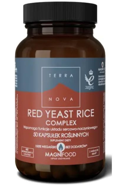 Капсулы, поддерживающие нормальный уровень холестерина Terranova Red Yeast Rice Complex, 50 шт