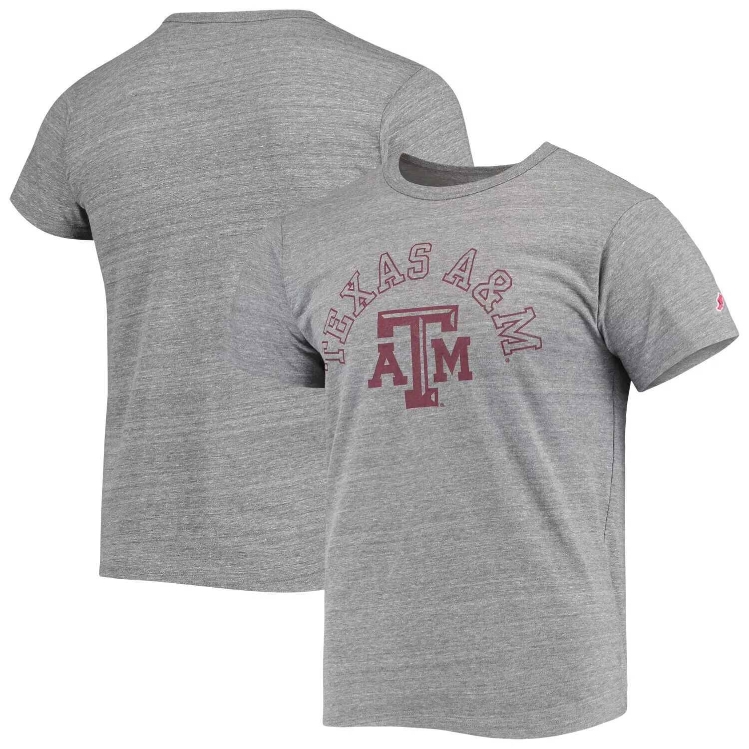 

Мужская лига студенческой одежды Серая футболка Texas A&M Aggies Tide Seal Nuevo Victory Falls Tri-Blend