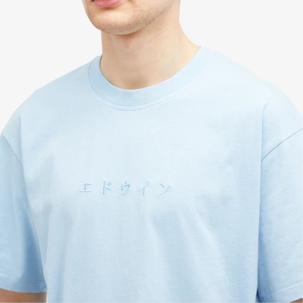 Edwin Футболка с вышивкой Katakana, синий мужская футболка edwin neon katakana