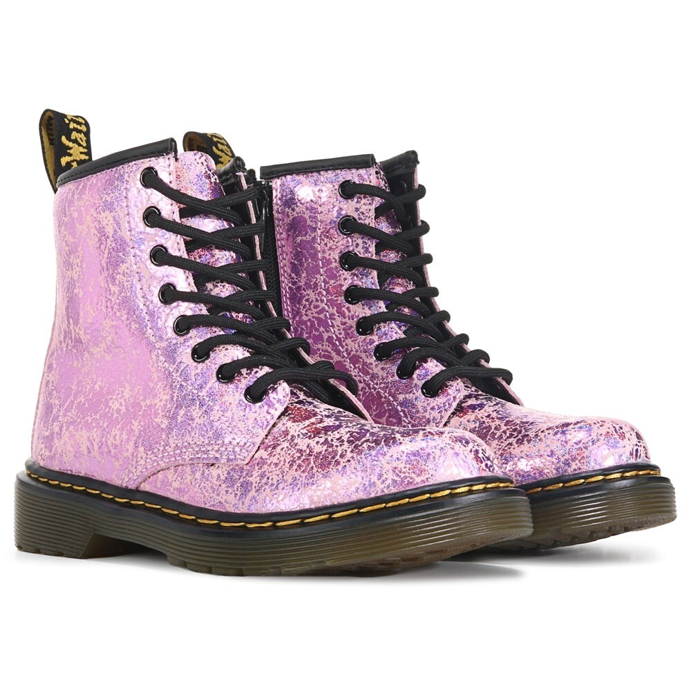 

Детские армейские ботинки 1460 Little Kid Dr. Martens, розовый