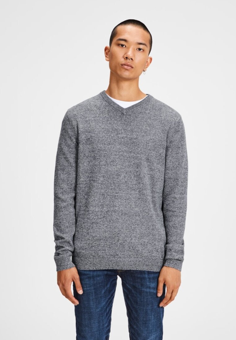 

Свитер JJEBASIC Jack & Jones, серый