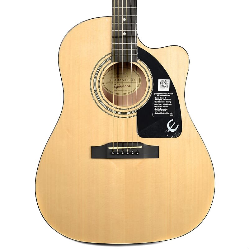 

Epiphone AJ-100CE Advanced Jumbo Акустико-электрический Натуральный AJ-100CE Advanced Jumbo Acoustic-Electric