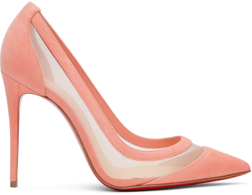 

Розовые туфли Galativi 100 на каблуке Christian Louboutin