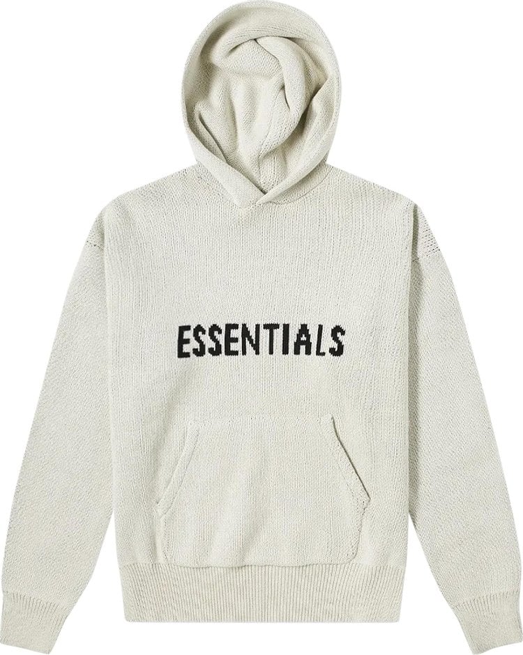 Свитер Fear of God Essentials Knit Sweater 'Oatmeal', серый - фото