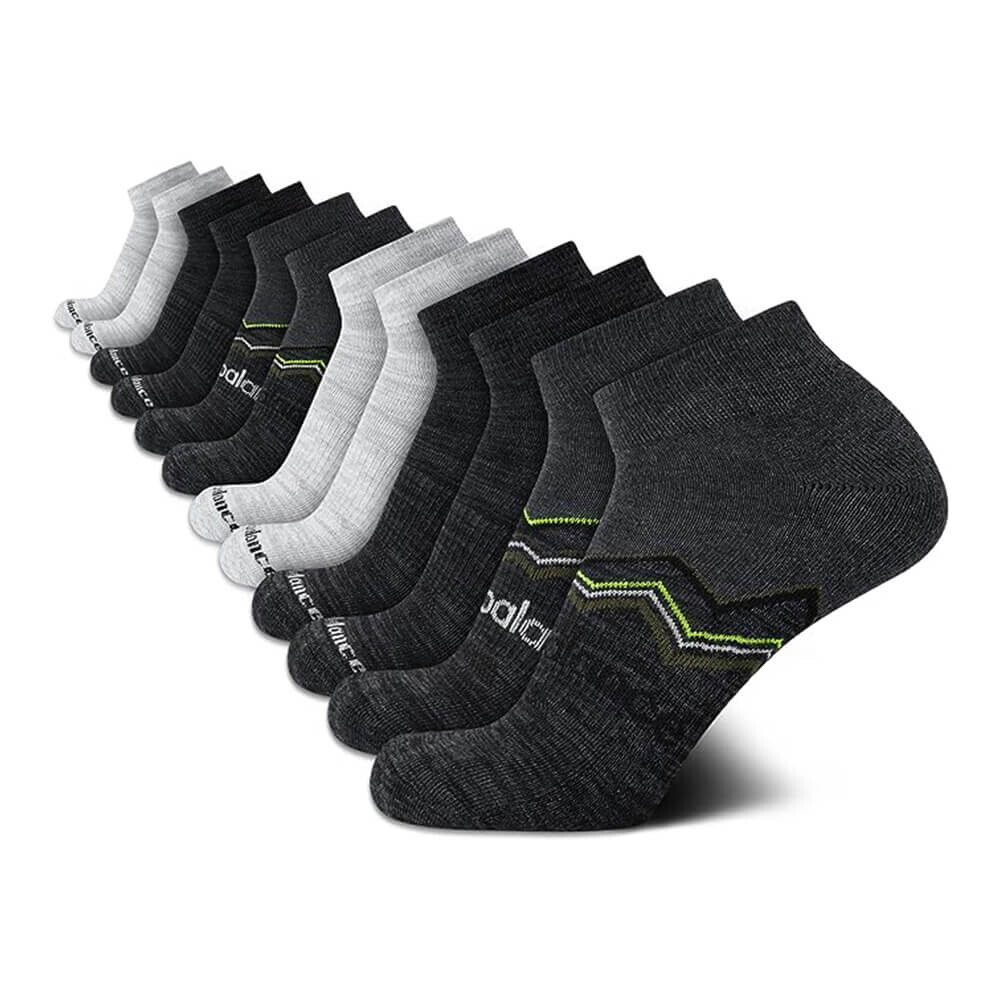 

Носки New Balance Men's Athletic Arch Compression (12 пар), черный/серый