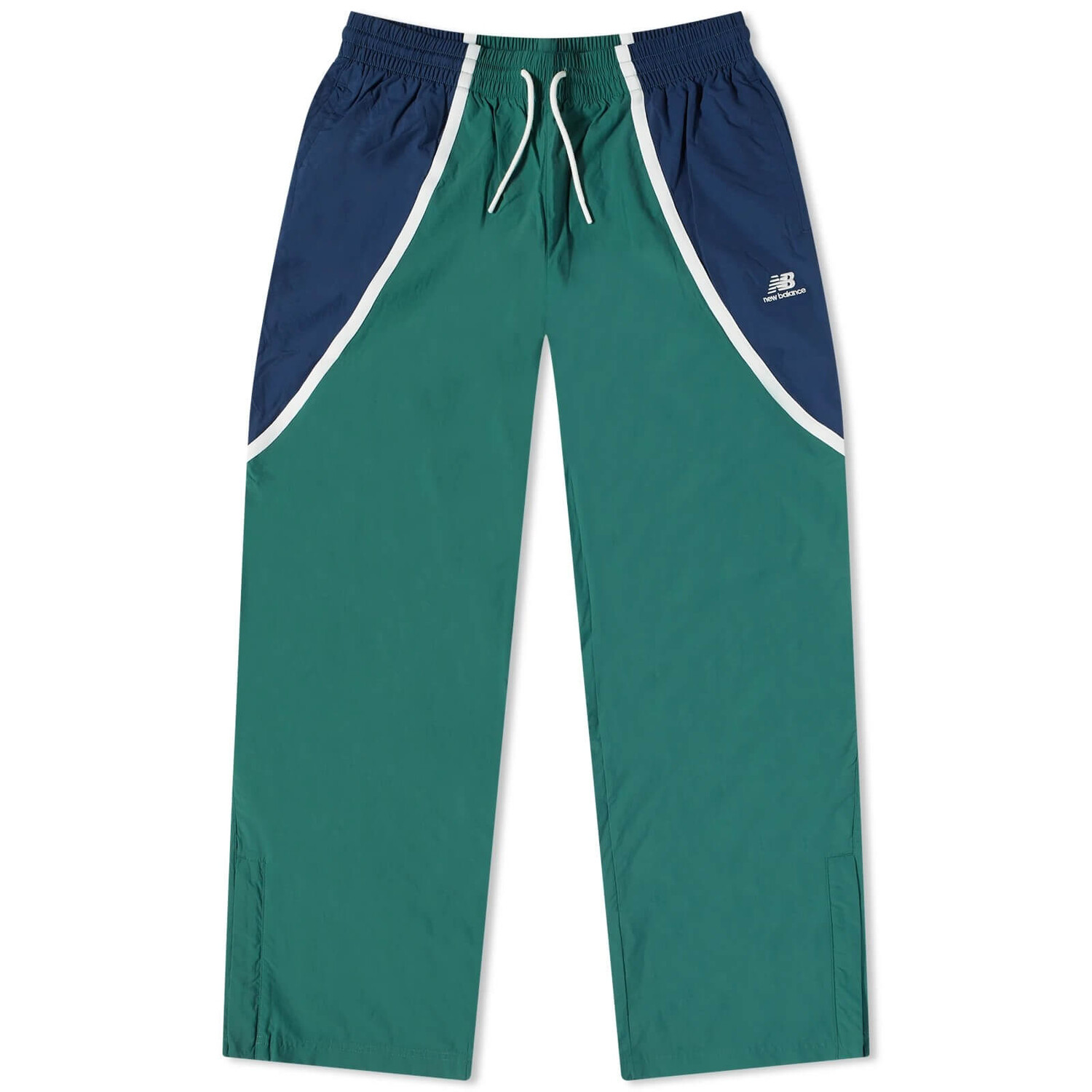 

Спортивные брюки New Balance Hoops Woven, зеленый/синий/белый