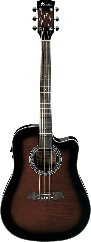 

Электроакустическая гитара Ibanez PF28ECE, темная скрипка Sunburst High Gloss PF28ECEDVS