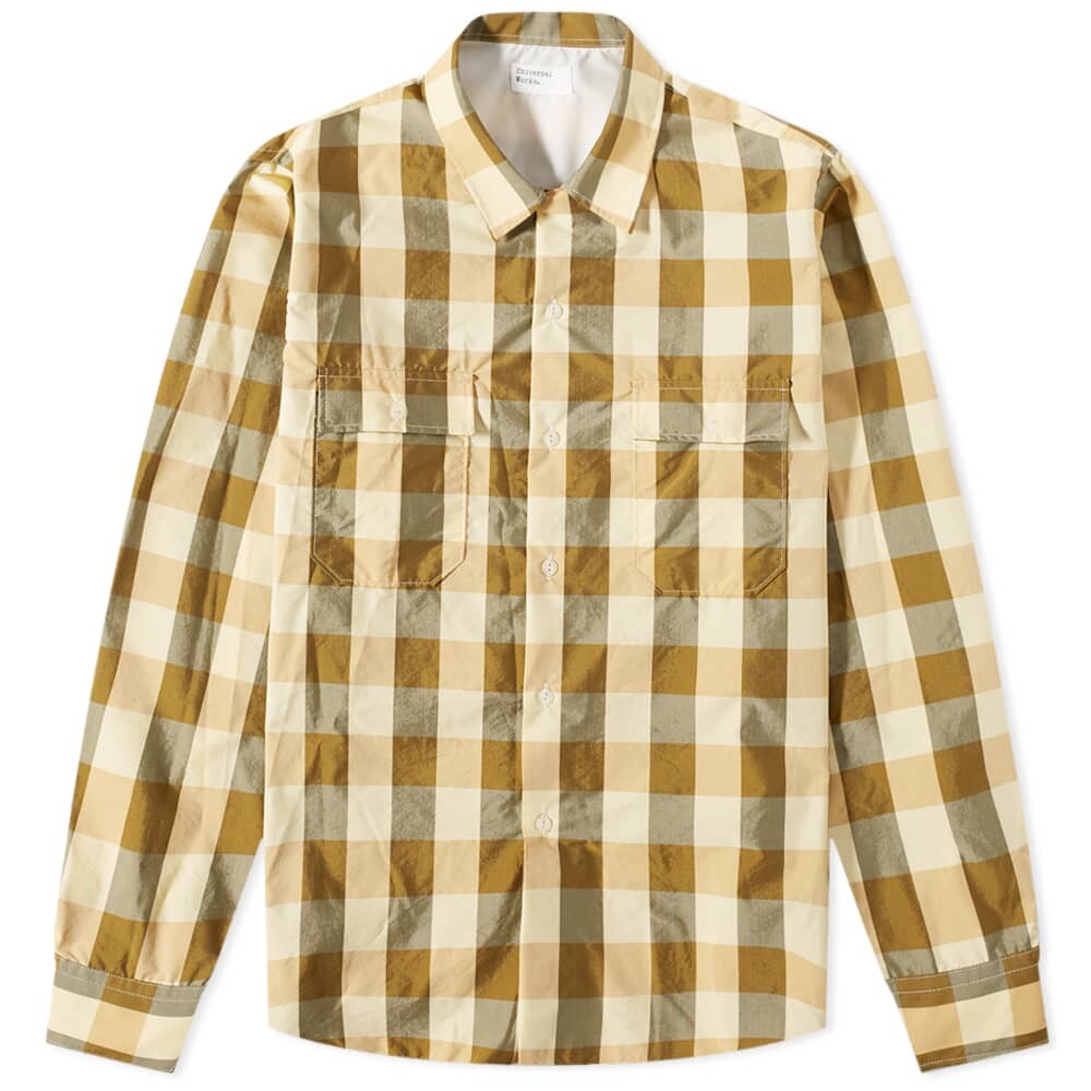 

Рубашка Universal Works Compact Check Worker Shirt