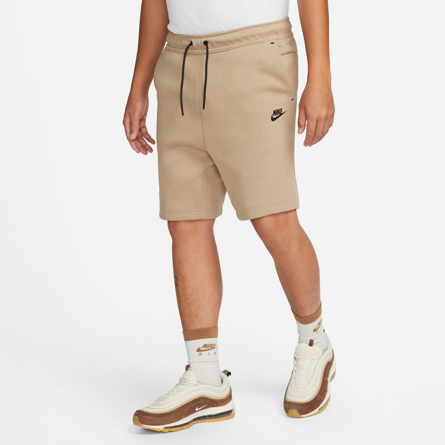 

Мужские шорты Nike Sportswear Tech Fleece, бежевый