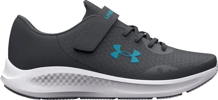 

Кроссовки Under Armour Charged Pursuit AC PS Pitch Grey Sonar Blue, серый