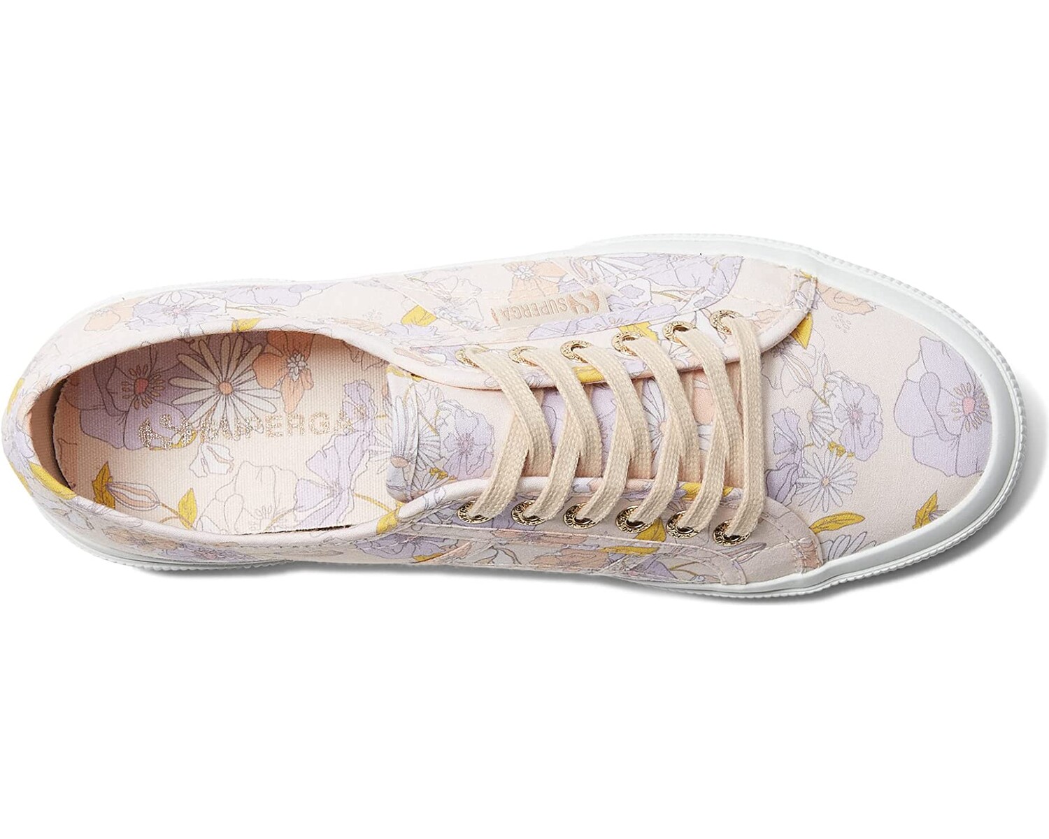 

Кроссовки 2750 - Floral Print Superga, светло-оранжевый цветочный