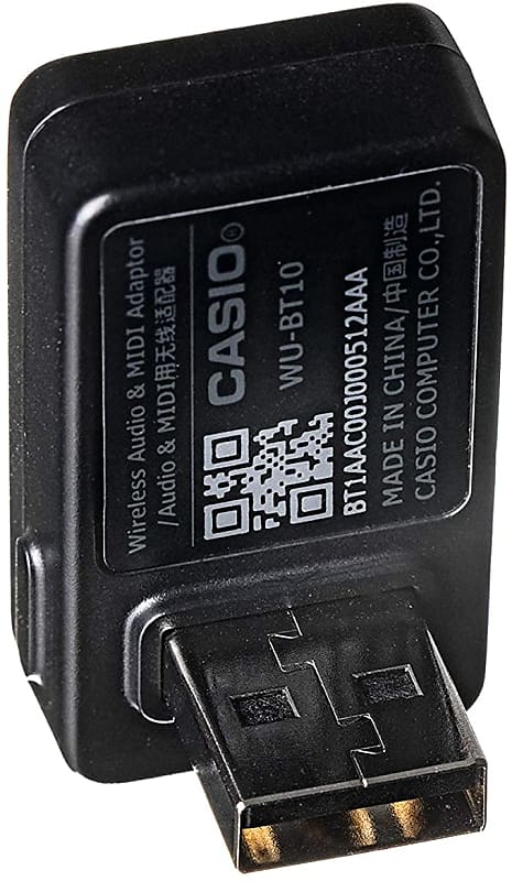 цена Casio Беспроводной Bluetooth MIDI/аудиоадаптер Casio (WU-BT10) Casio Wireless Bluetooth MIDI/Audio Adapter (WU-BT10)