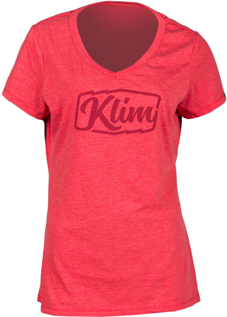 Футболка Klim Script Женская, красная футболка женская metropolitan красная размер s