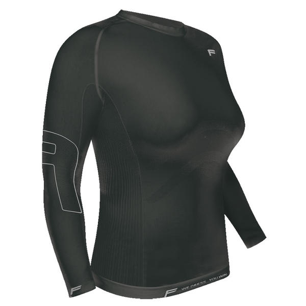Рубашка женская F-Lite Megalight 200 функциональная, черный
