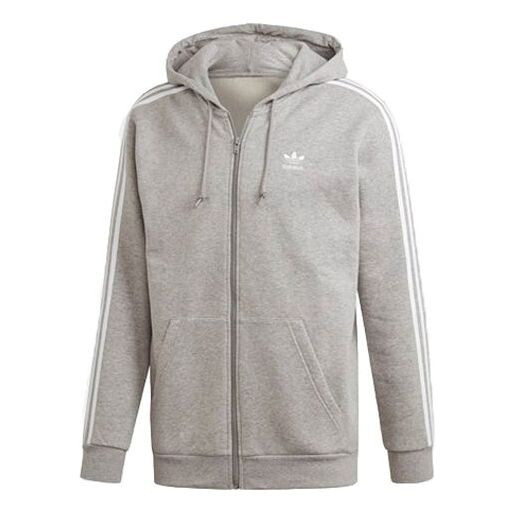 

Толстовка Adidas originals 3-Stripe Zip 3 Zipper Gray, Серый
