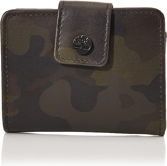 цена Женский кожаный маленький кошелек Timberland с индексатором RFID, камуфляж