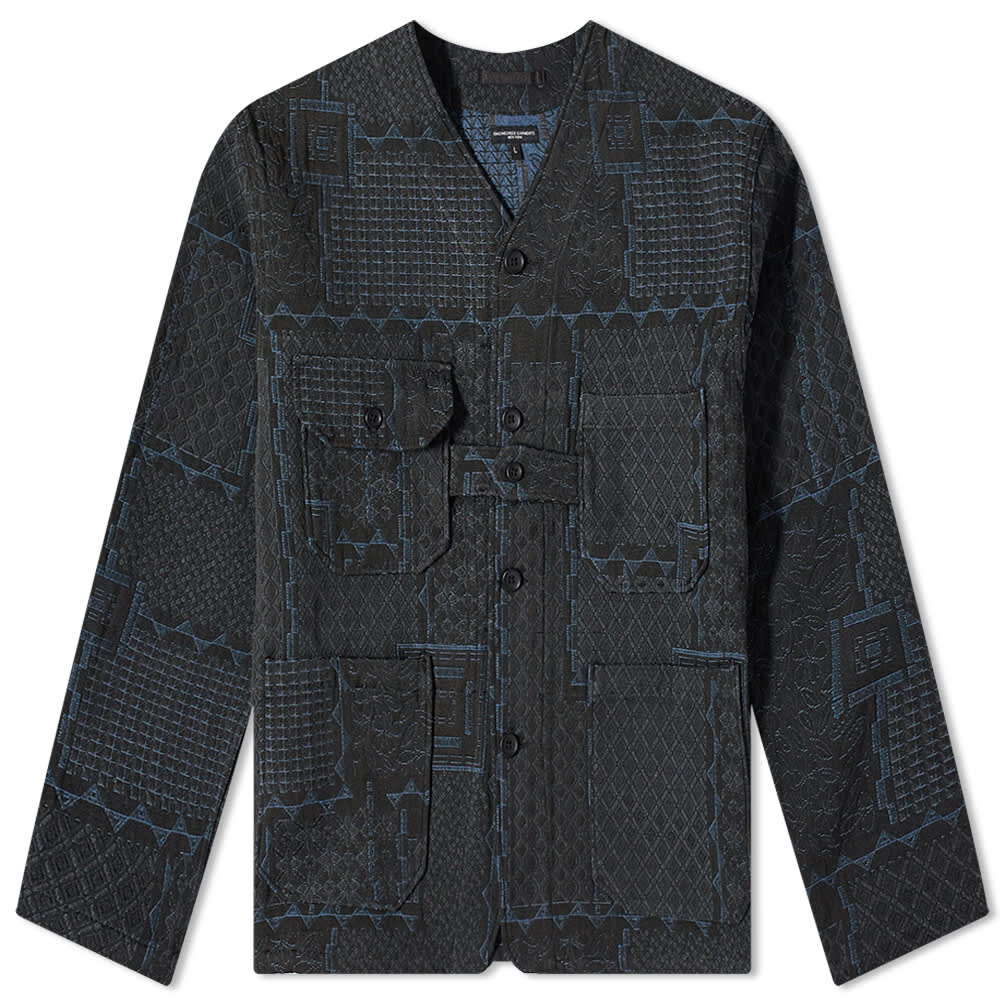 

Жаккардовая куртка каридган с геометрическим рисунком Engineered Garments