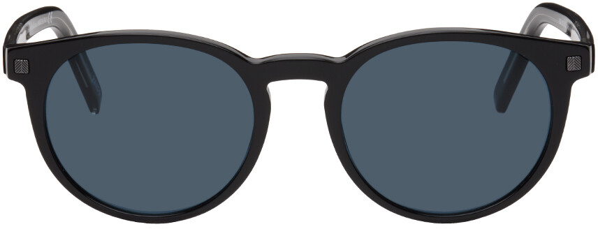

Черные круглые солнцезащитные очки ZEGNA