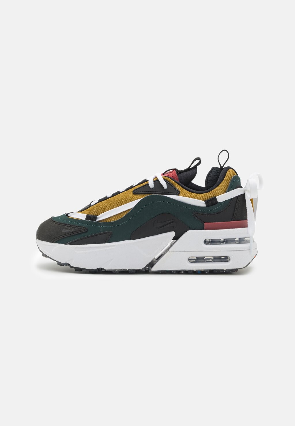 

Кроссовки Nike AIR MAX FURYOSA, цвет deep jungle/black/bronzine/cedar/white/metallic silver