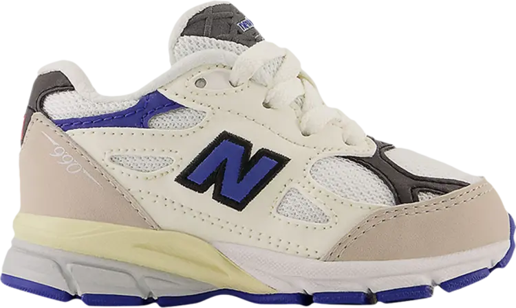 

Кроссовки New Balance Teddy Santis x 990v3 Toddler 'White Blue', белый