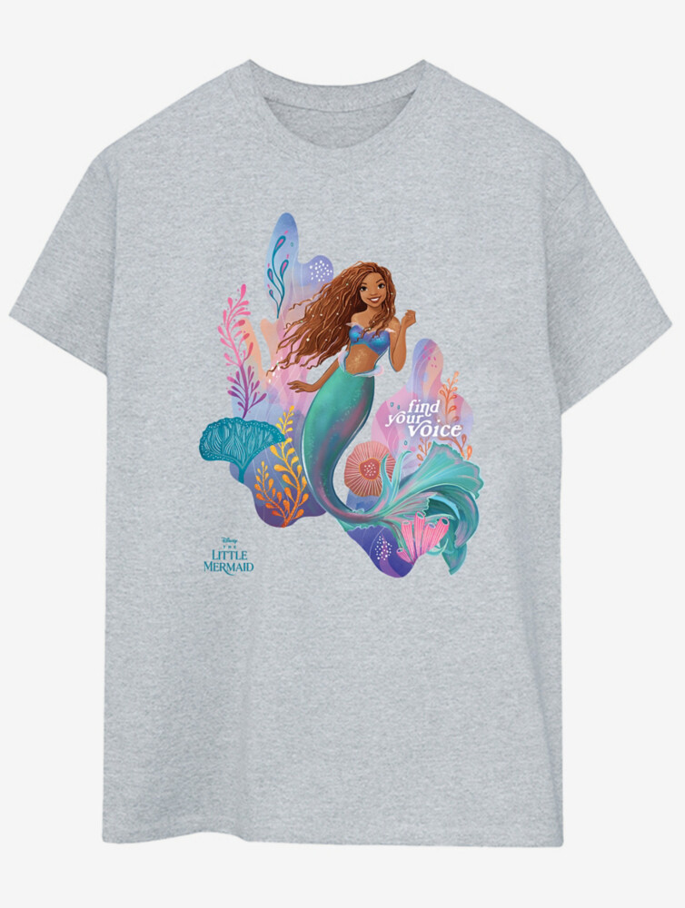 

Серая футболка для взрослых NW2 Disney The Little Mermaid Voice George., серый