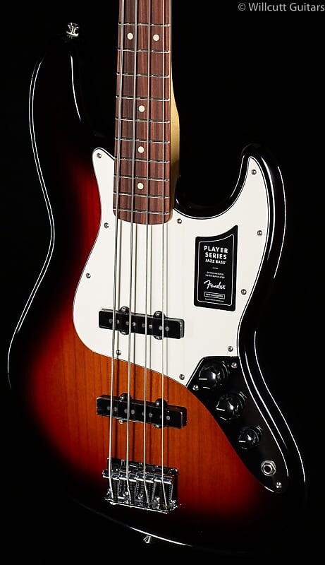 

Fender Player Jazz Bass 3-цветная бас-гитара Sunburst Pau Ferro - MX19173686-8.75 lbs