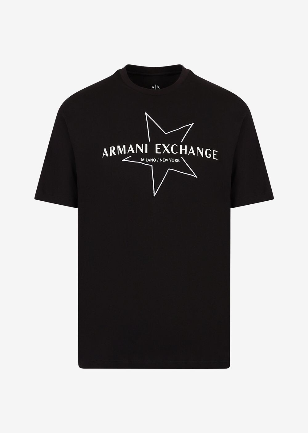 

Футболка стандартного кроя Armani Exchange, черный