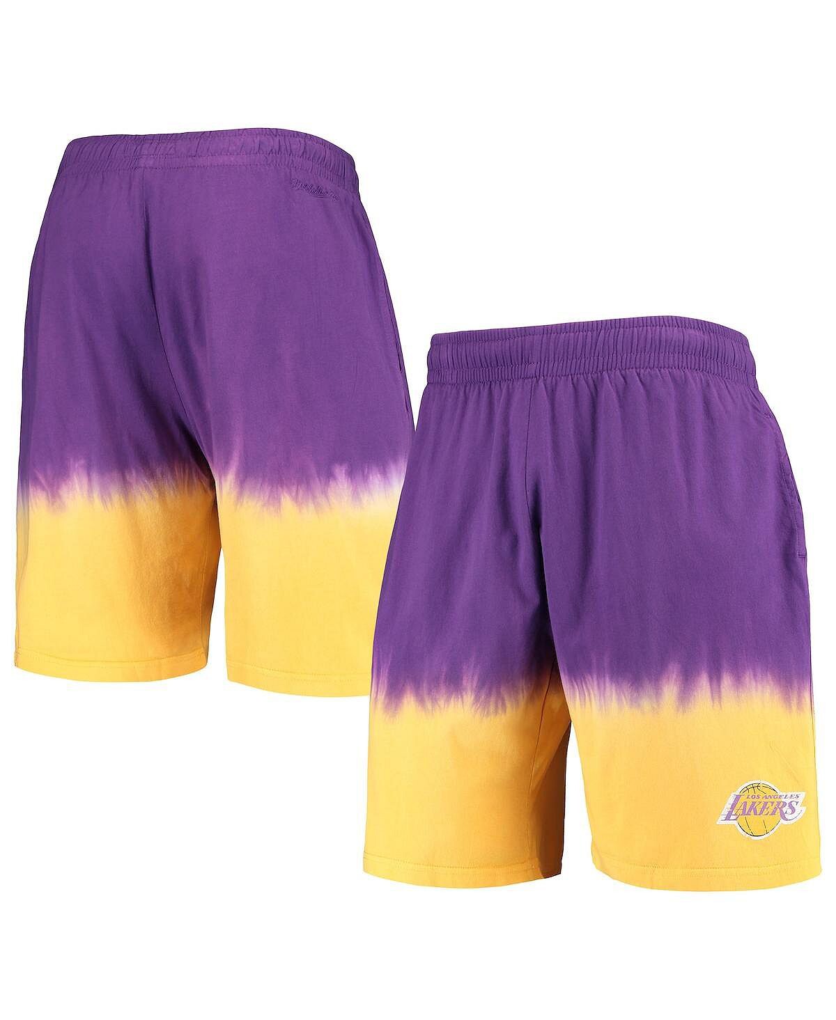 

Мужские пурпурно-золотые аутентичные шорты los angeles lakers hardwood classics Mitchell & Ness, мульти