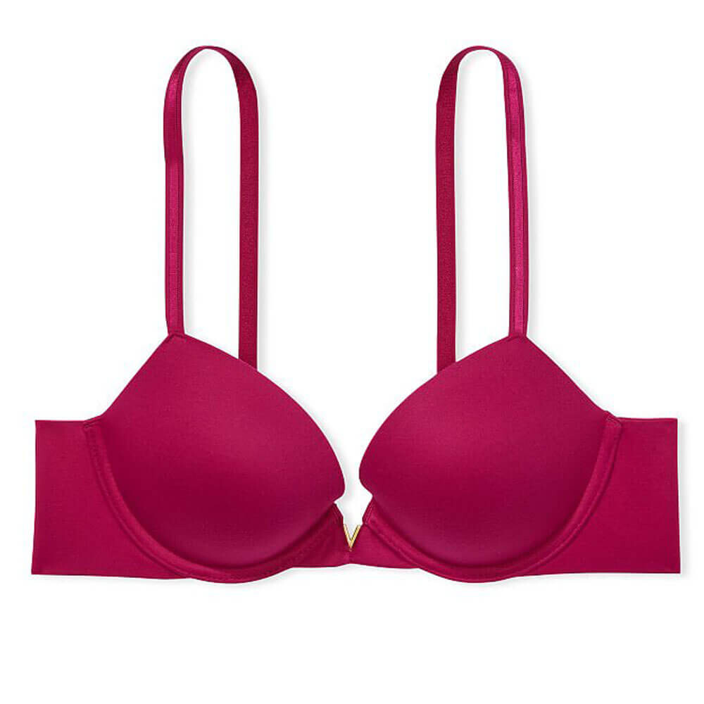

Бюстгальтер пуш-ап Victoria's Secret Love Cloud Plunge, малиновый
