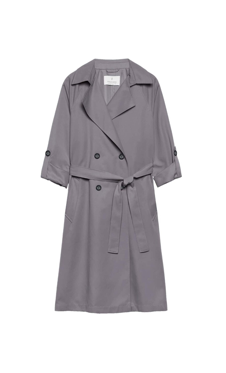 

Длинный струящийся плащ Stradivarius