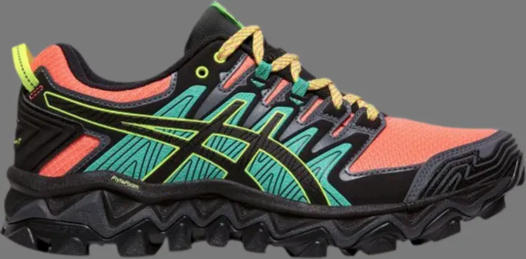 

Кроссовки wmns gel fujitrabuco 7 'sun coral black' Asics, черный